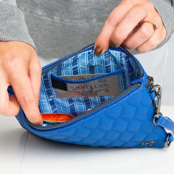 LUG 💗 Peekaboo 2 Matte Luxe VL Convertible Crossbody Bag NWT - Picture 7 of 9